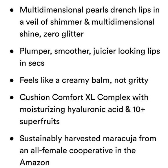 🌻 Tarte Shimmering Coconut Glass Maracuja Juicy Lip Vinyl New FullSz - Picture 6 of 7